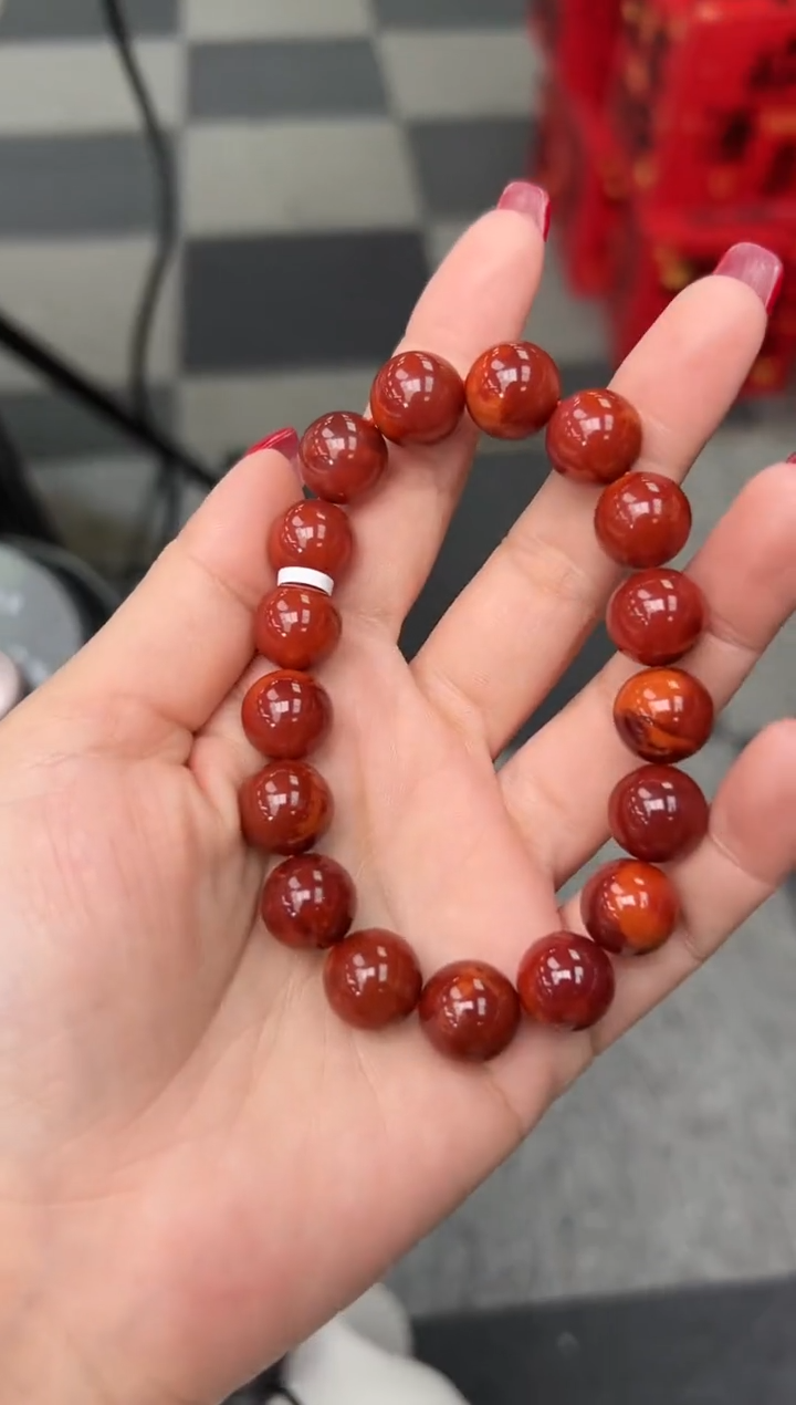 【闪购商品】南红玛瑙珠串未镶嵌多样发其一/12