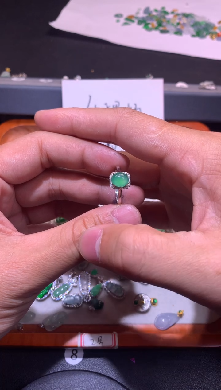 【闪购商品】翡翠吊坠(不含链)银S925镶嵌1