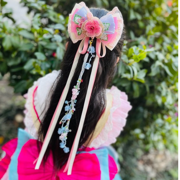 2025年春2025古装女孩配饰发饰女少女风公主风宝宝饰品公主