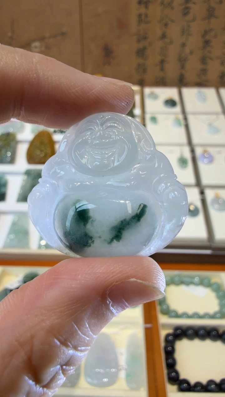 翡翠挂件未镶嵌A货翡翠多样性孤品