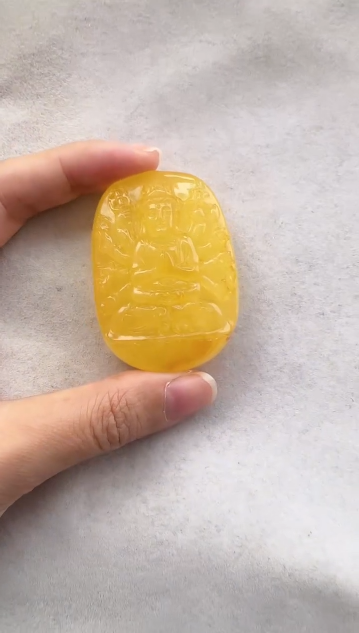 【闪购商品】定制琥珀未镶嵌10114110-吊坠