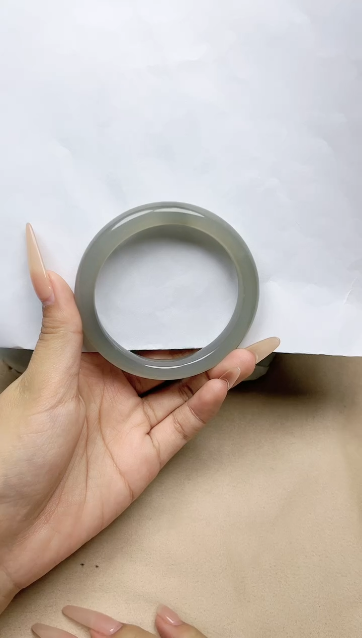 【闪购商品】和田玉手镯未镶嵌59.4圈口YY