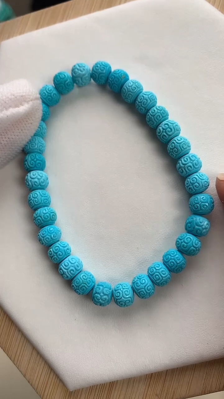 未镶嵌绿松石珠宝半成品17