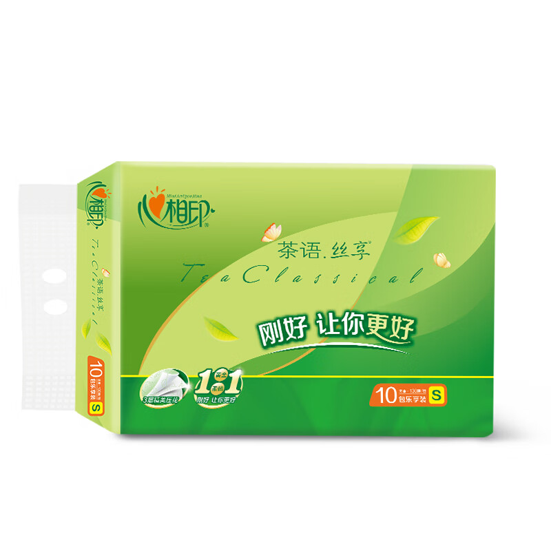 心相印茶语丝享抽纸130抽10包