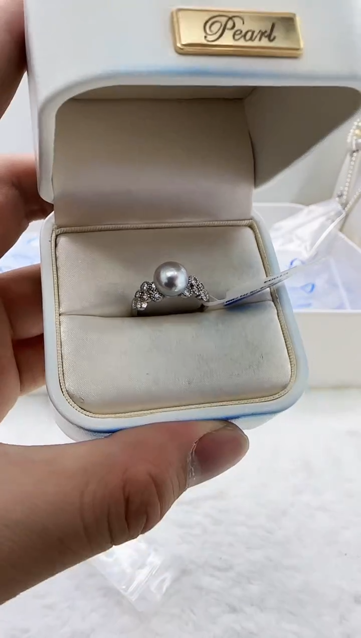 【闪购商品】海水珍珠DA银S925镶嵌c1004 珍珠7