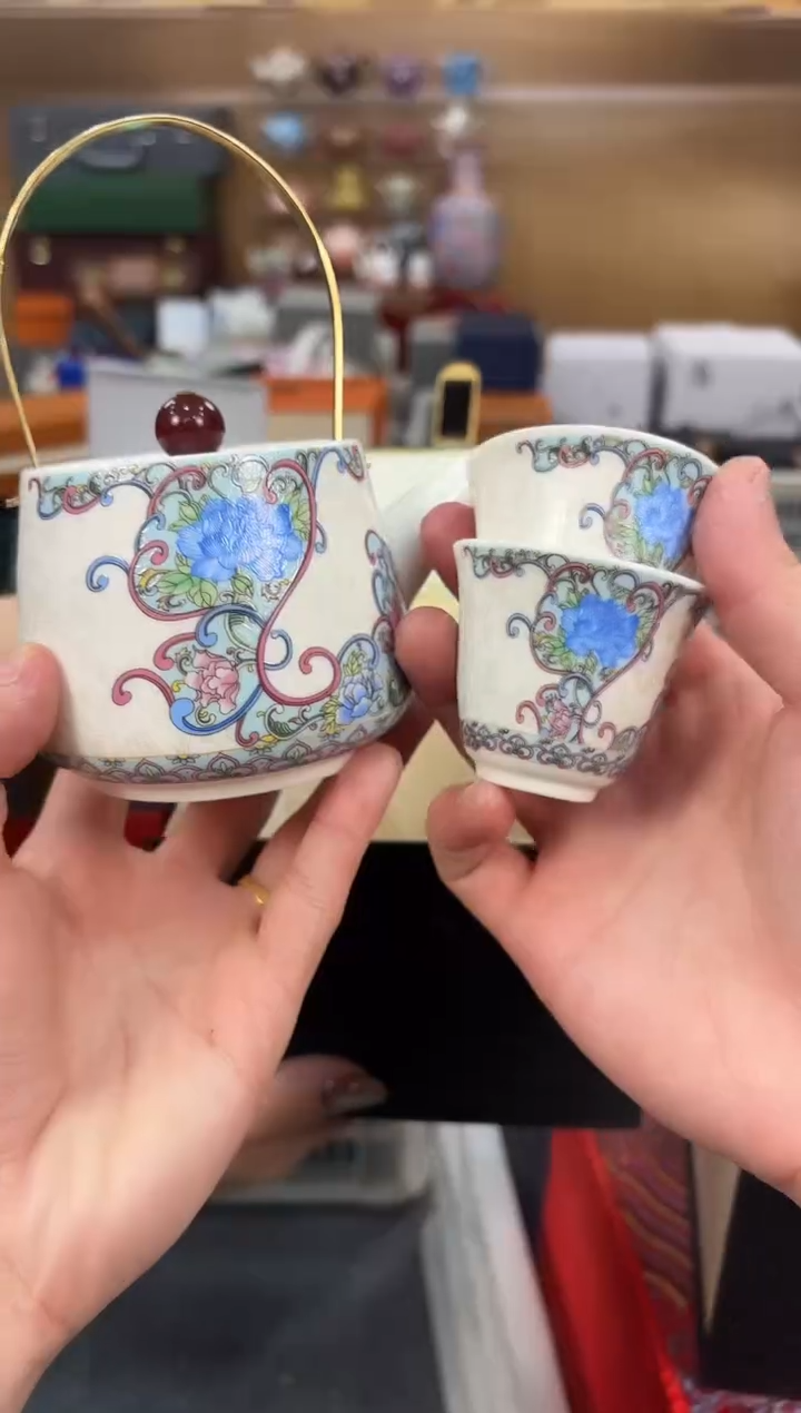 【闪购商品】33掐丝银提梁壶链接已开 拼拼手速！！！