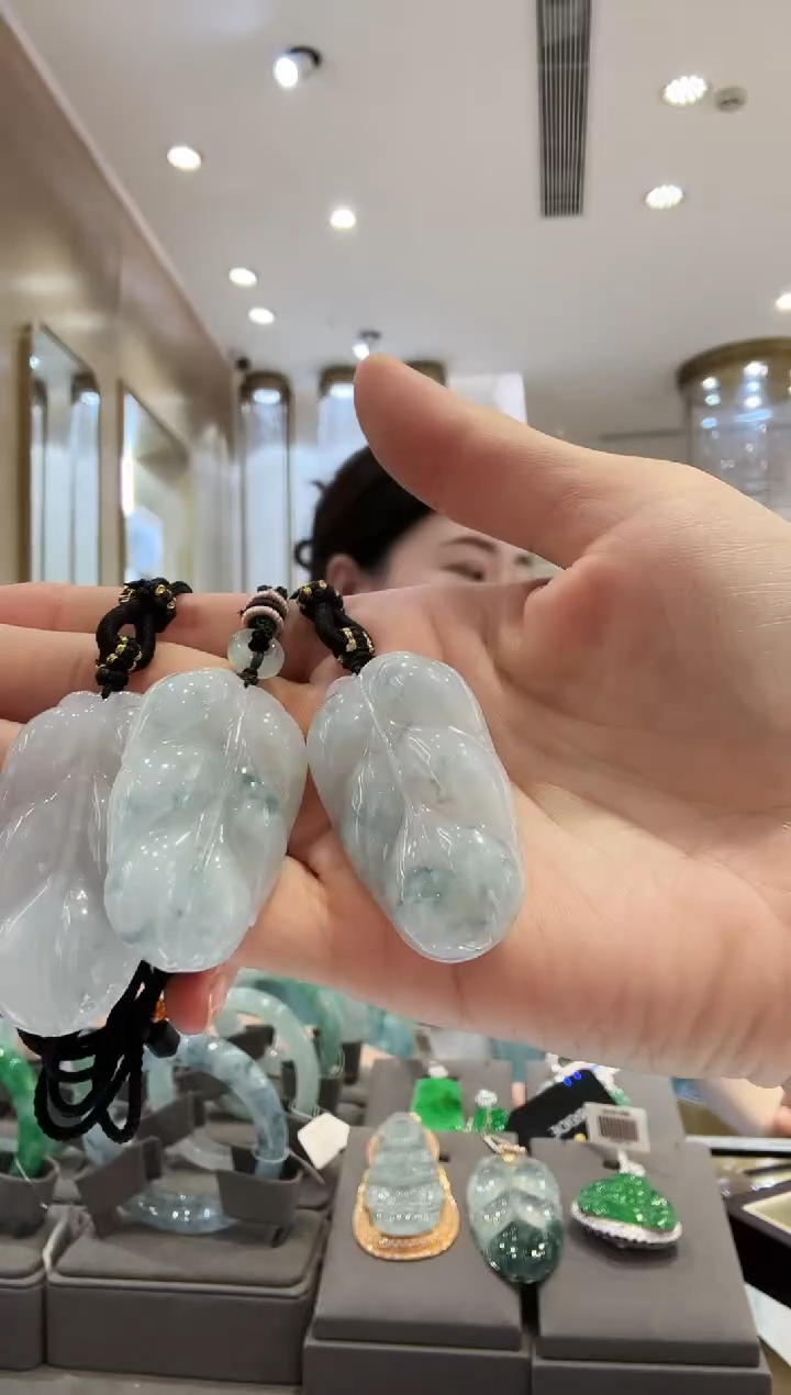 翡翠未镶嵌颈饰04多样发一