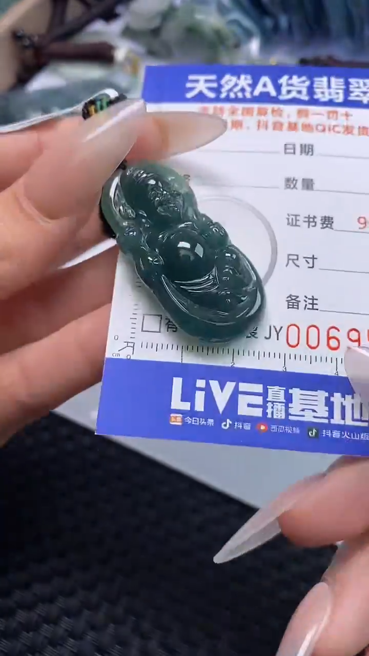 【闪购商品】翡翠颈饰未镶嵌A货翡翠9511