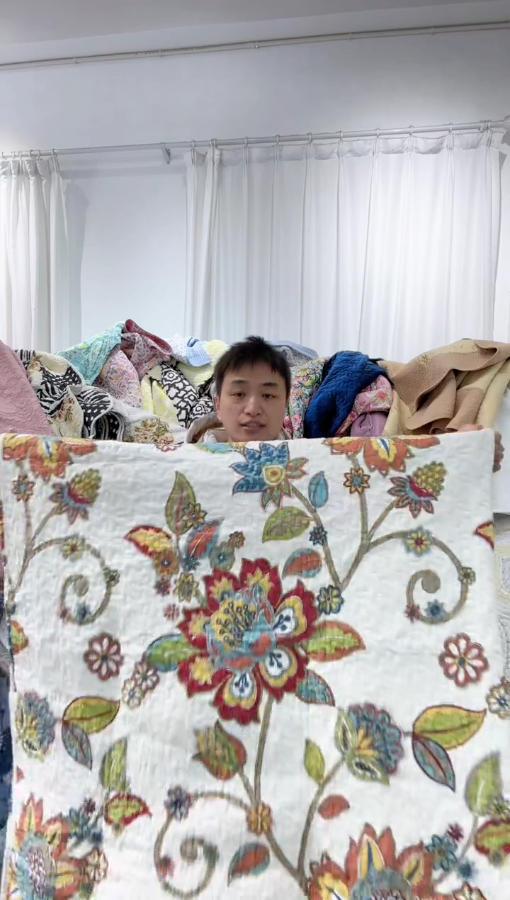 棉160*210纯棉床盖5号微瑕