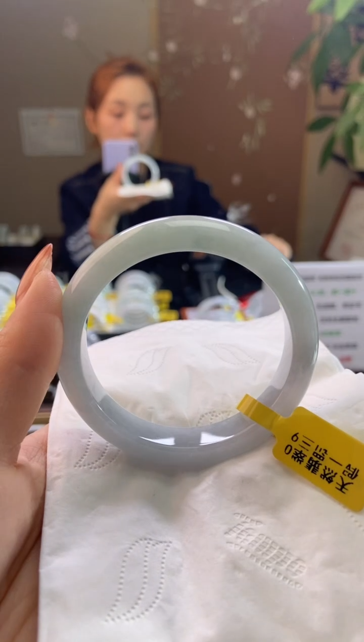 未镶嵌手镯翡翠每****笑54.7圈口t