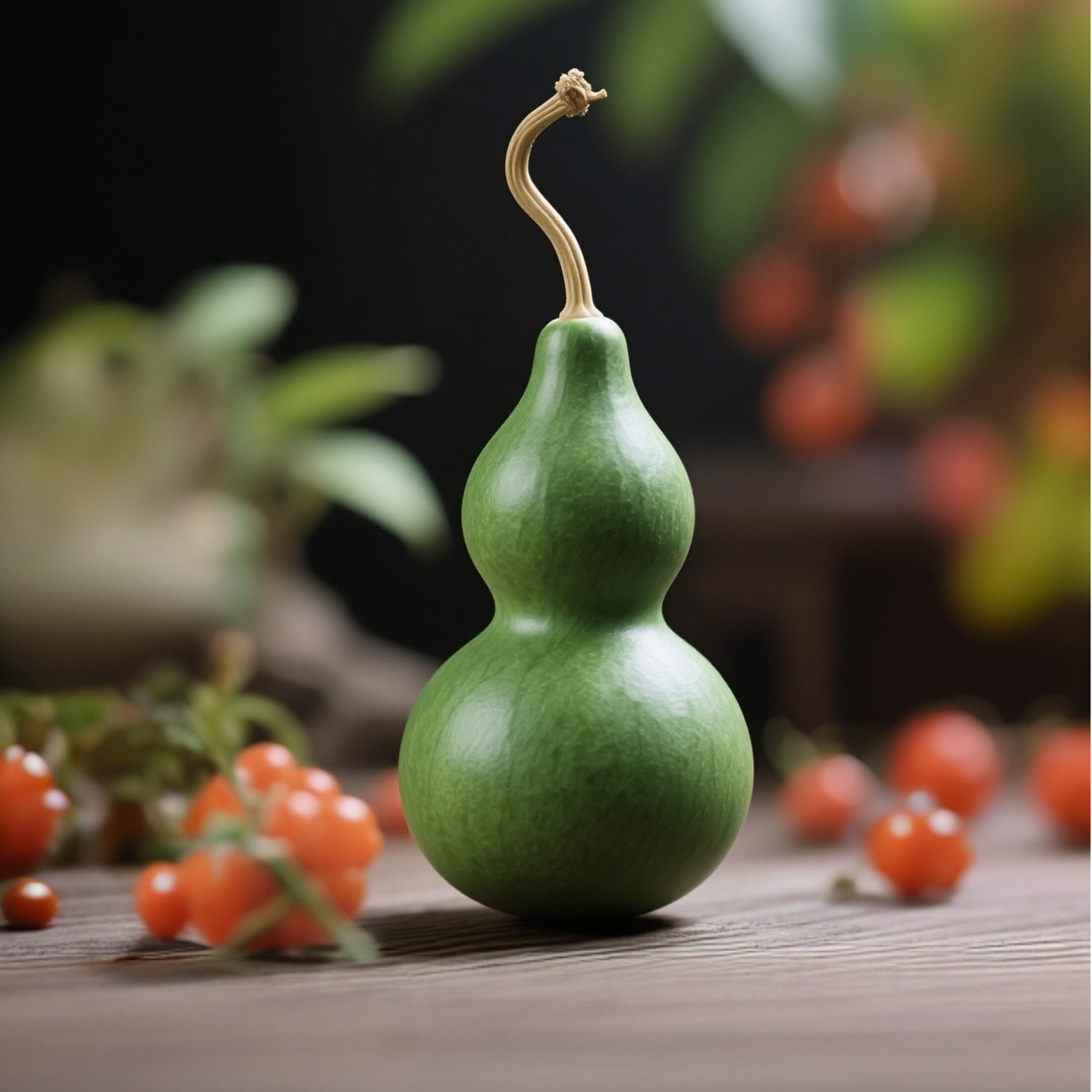 【福大禄】云南鲜皮绿葫芦 青葫芦鲜葫芦活葫芦摆件 绿宝石葫芦