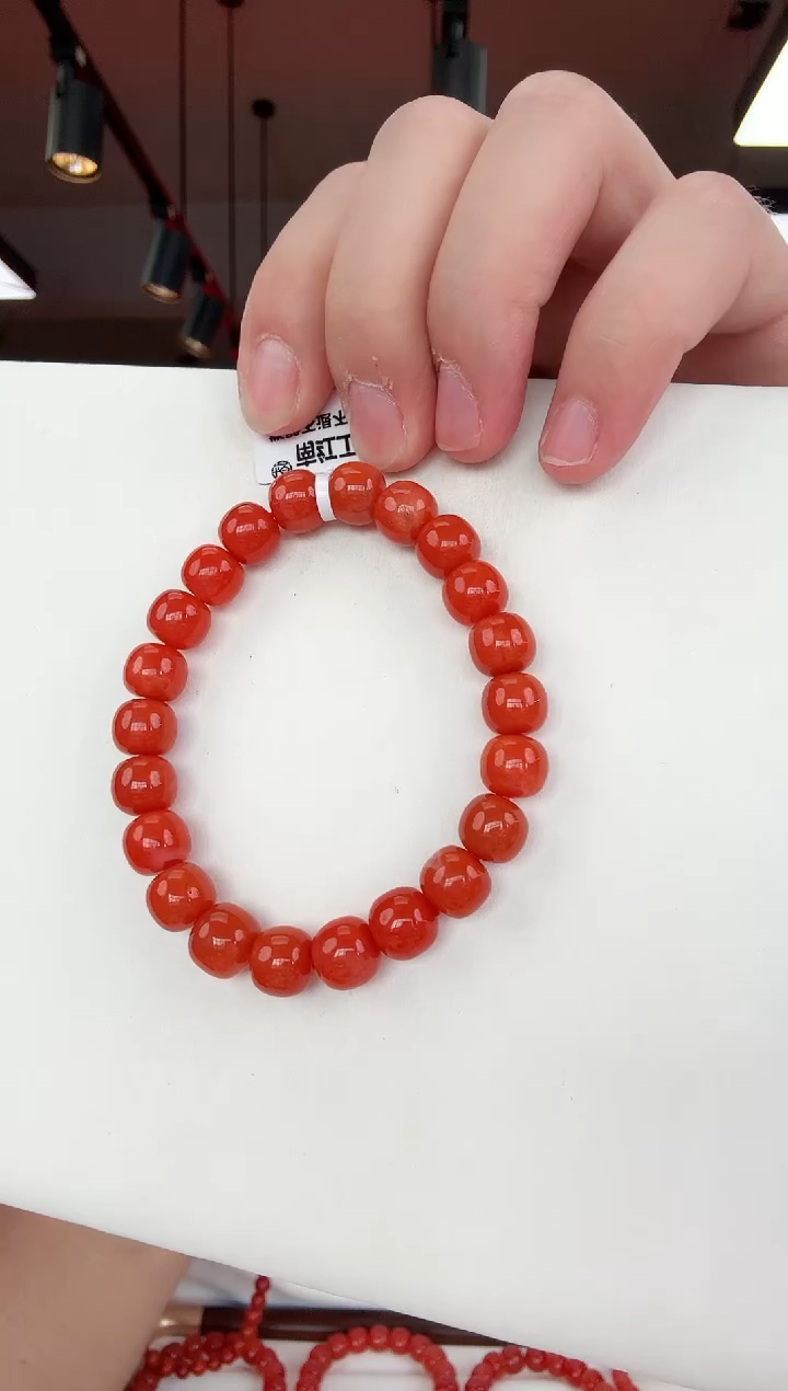 南红玛瑙未镶嵌老型手串9+一个/条