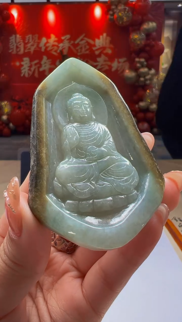 【闪购商品】定制翡翠未镶嵌Q2025-1-23-14