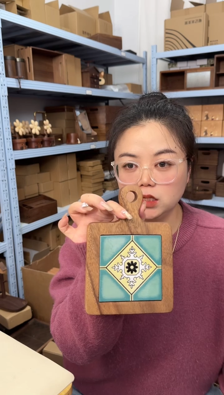 木雪花款微瑕相思木特价锅垫