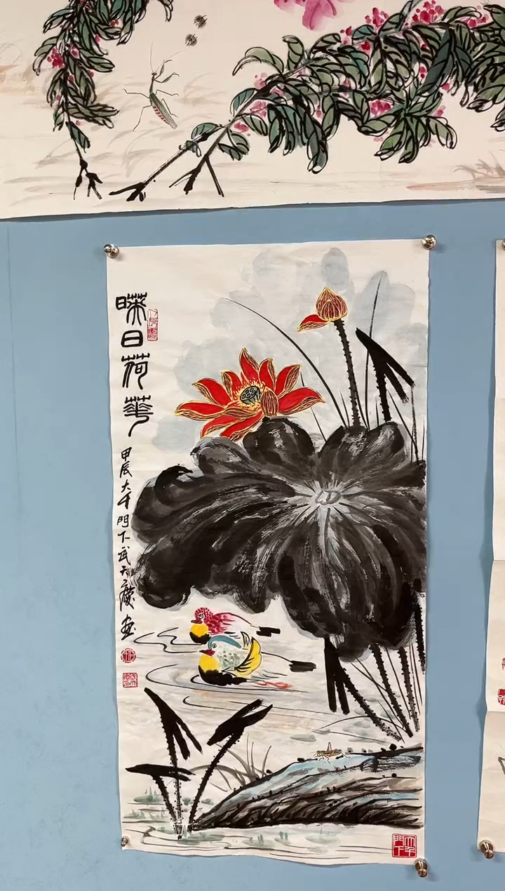 【闪购商品】国画武天庆老师荷花