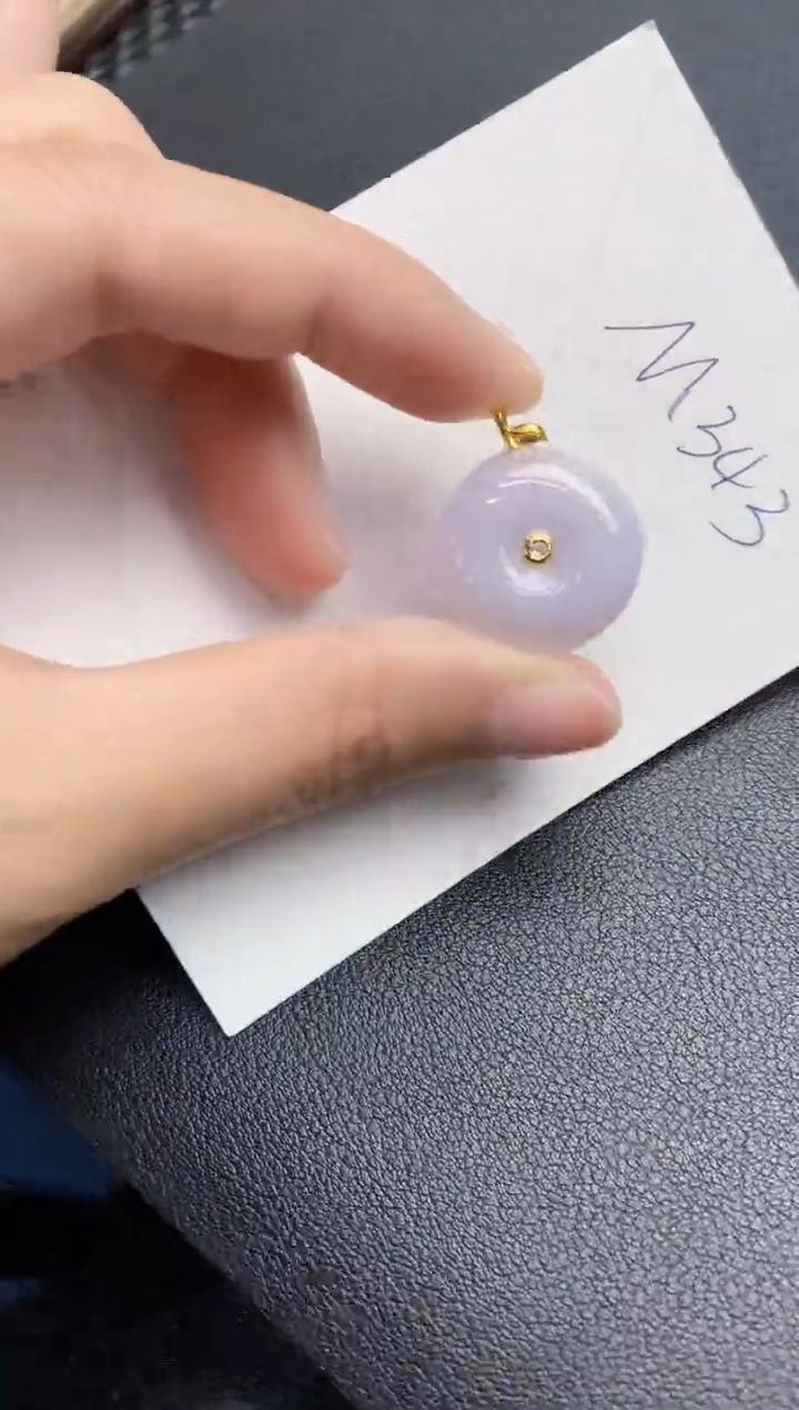 【闪购商品】翡翠颈饰18K金镶嵌000000000