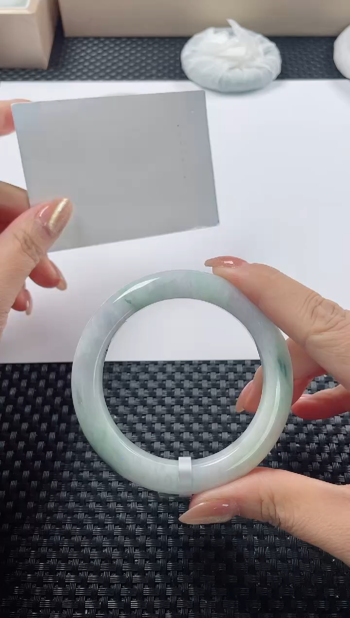 未镶嵌手镯翡翠基地发货H 9780  54+