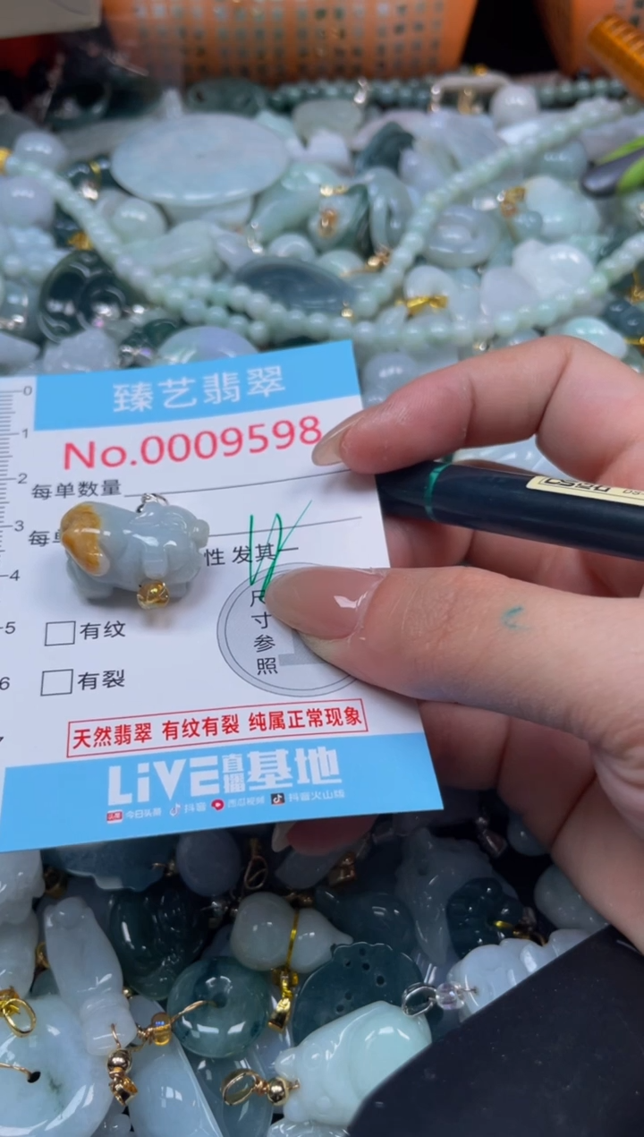 颈饰未镶嵌翡翠9598