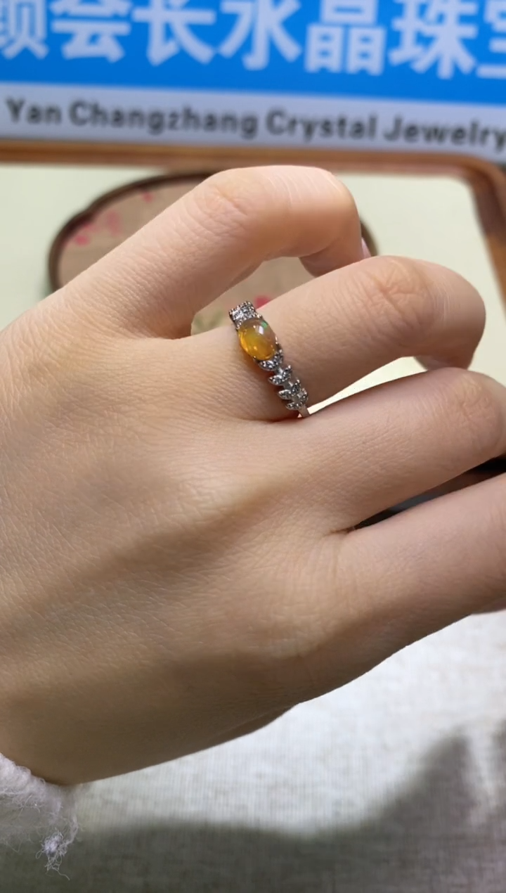 【闪购商品】欧泊戒指未镶嵌多样性发一件697