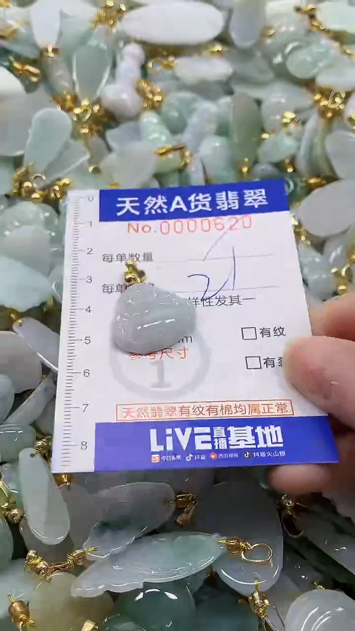 颈饰未镶嵌翡翠纯天然a货翡翠