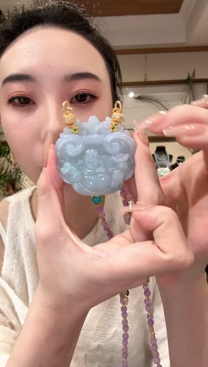 【闪购商品】翡翠颈饰未镶嵌国风