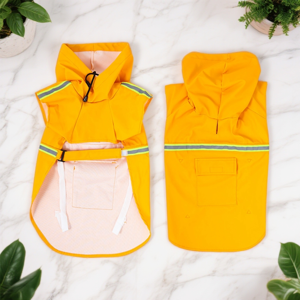 宠物狗狗雨衣中大型犬全包防水防风连帽舒适雨披