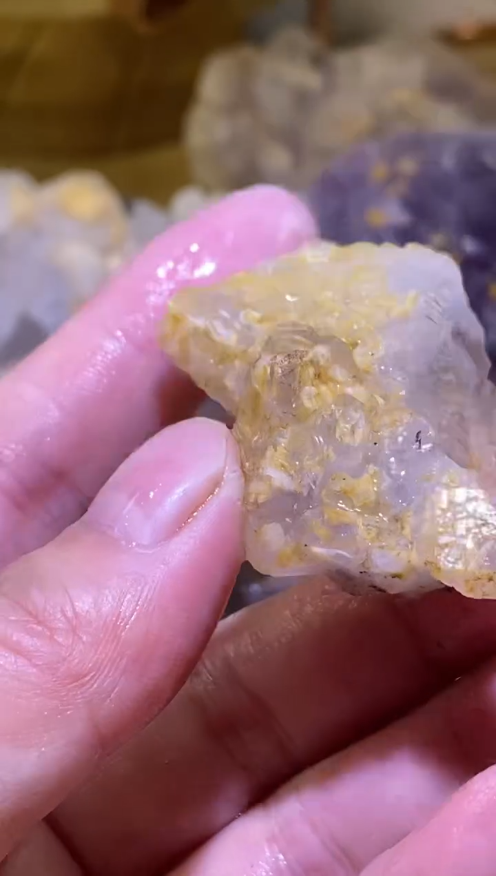 未镶嵌珠宝半成品水晶46号四川超七花园水晶