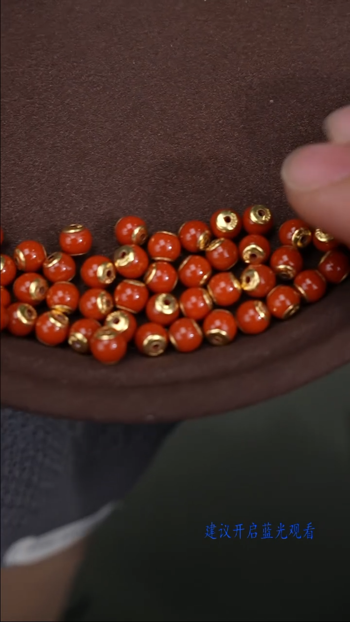 18K金镶嵌配饰南红玛瑙南红配饰（多样性发其一）