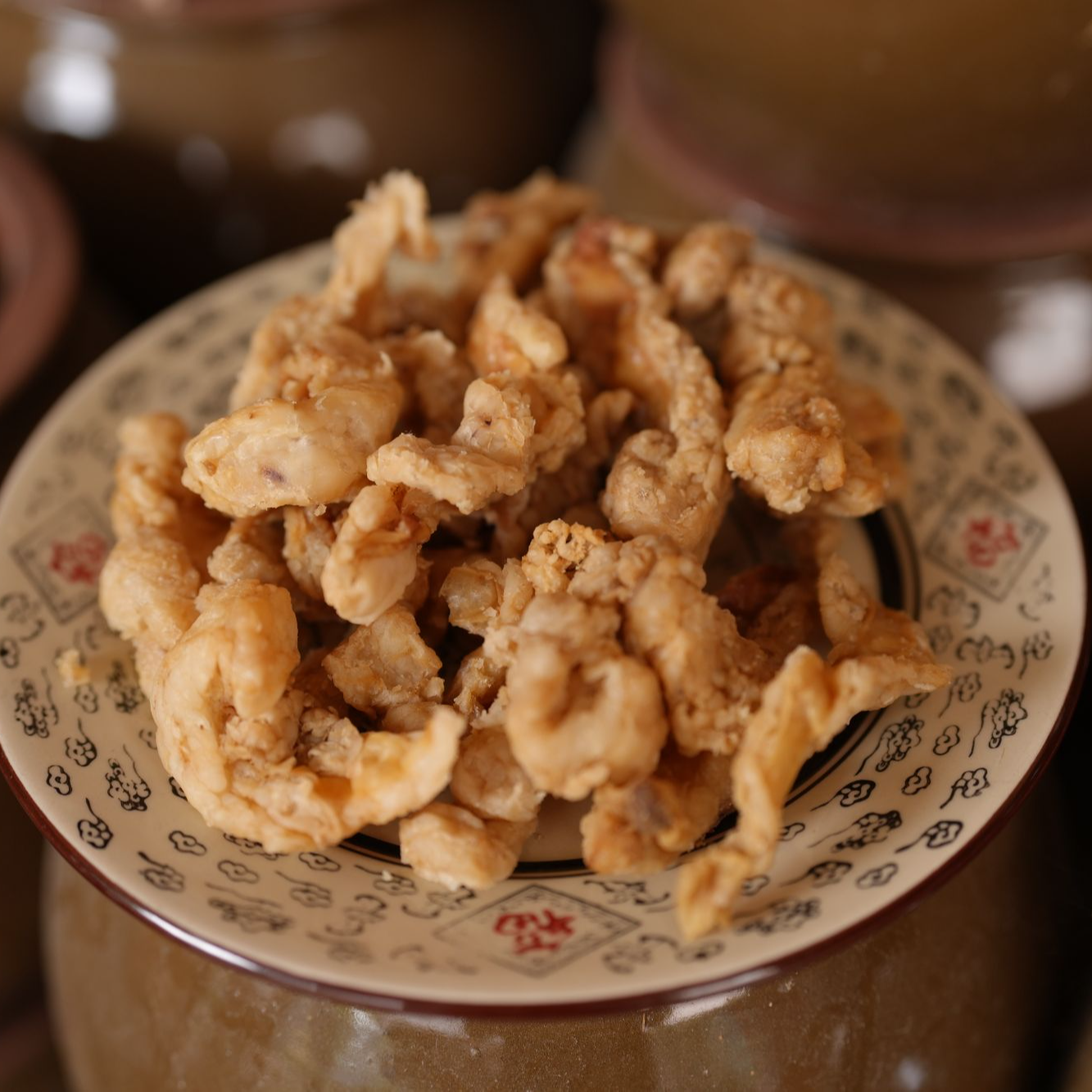 手工火炼粮食土猪板油渣，炒菜，馅料必备（酥脆油香）