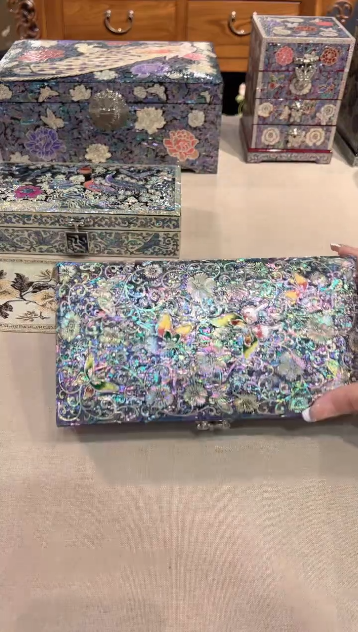 【闪购商品】蝴蝶黑金鲍·弘贝雅螺钿漆器文化馆