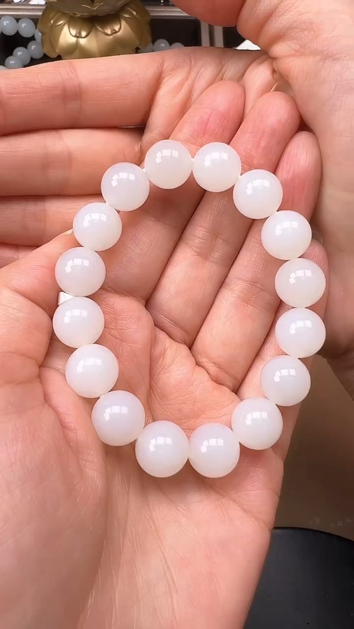 【闪购商品】和田玉手串未镶嵌1197手串12mm