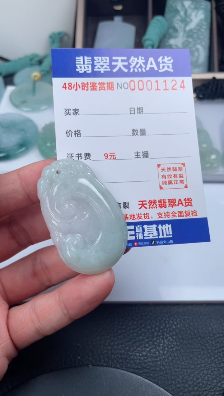颈饰未镶嵌翡翠            