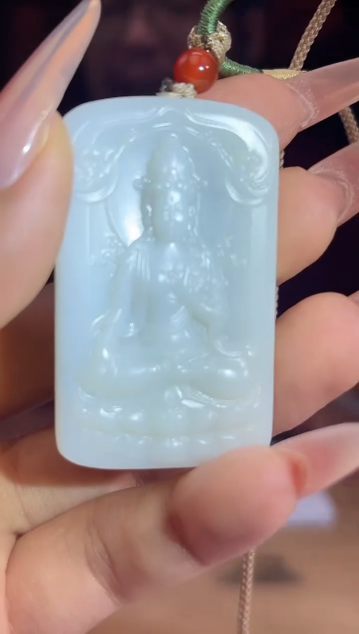 和田玉未镶嵌颈饰A155