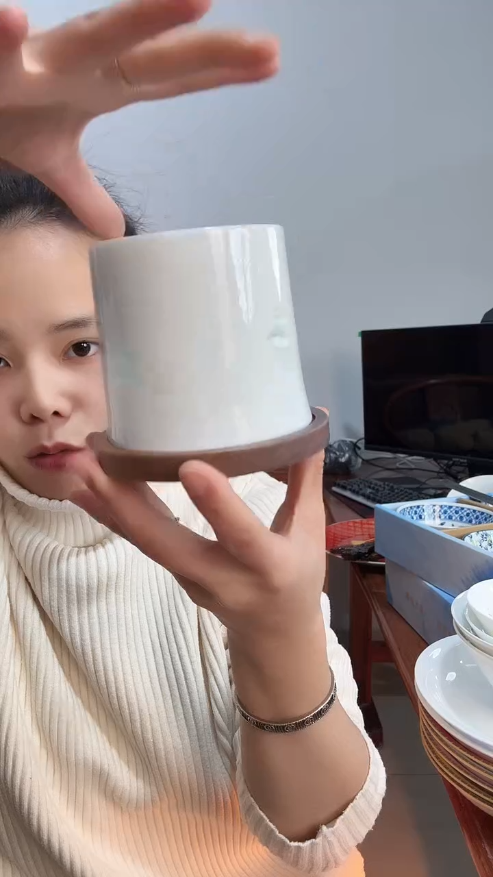 陶瓷时来运转水杯