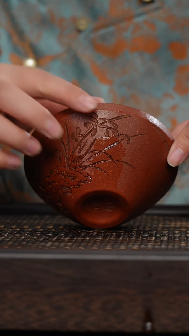 【闪购商品】紫砂茶杯非遗茶器-兰花