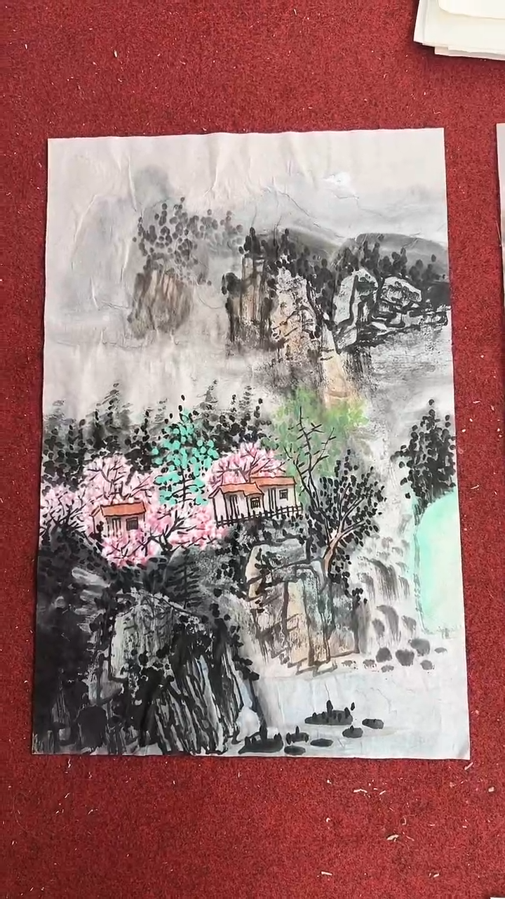 国画卢少波/国画/山水