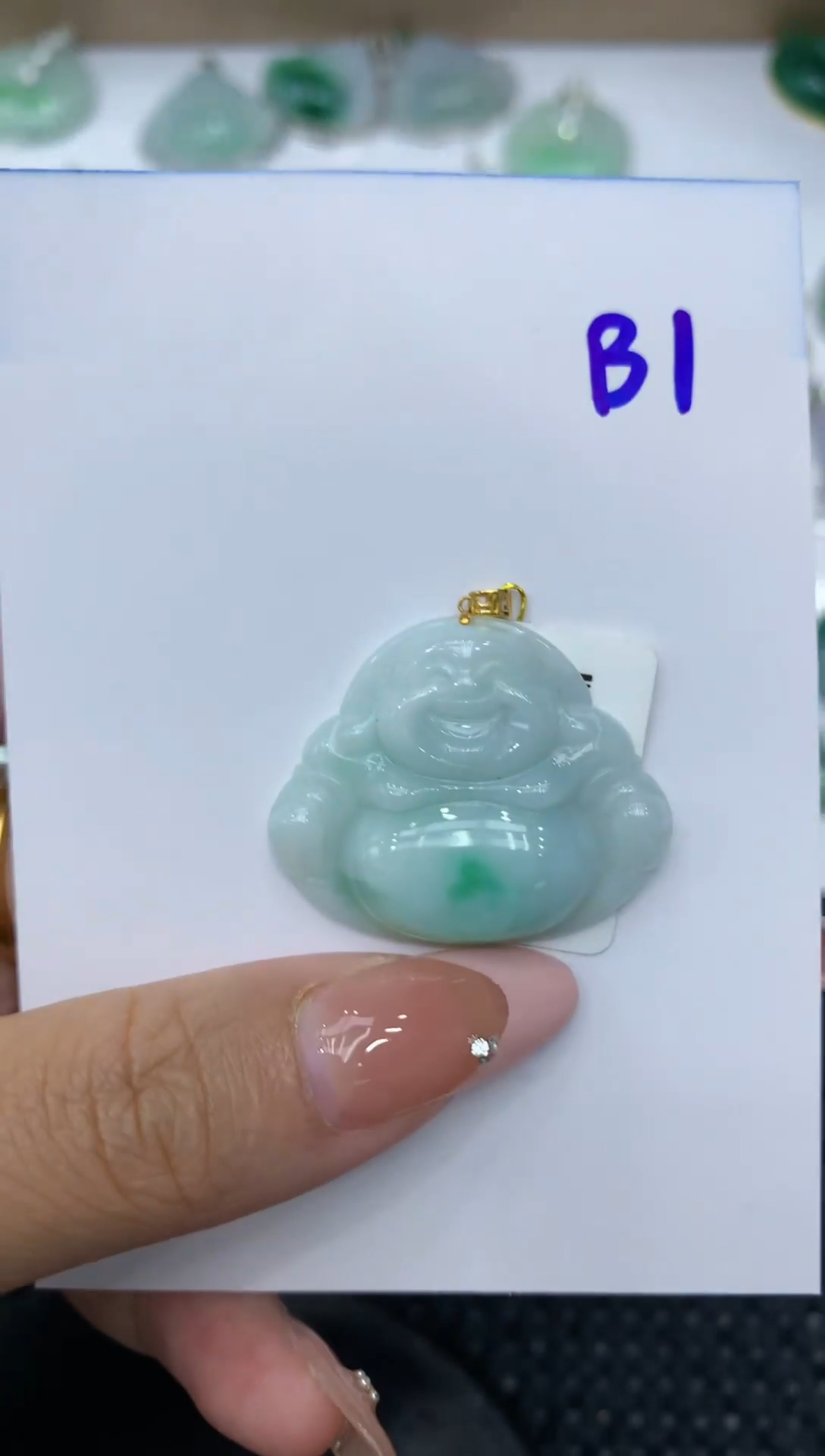 【闪购商品】翡翠颈饰18K金镶嵌111111111