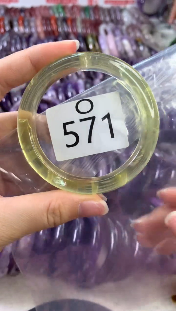 【闪购商品】水晶水晶手镯O未镶嵌571-55