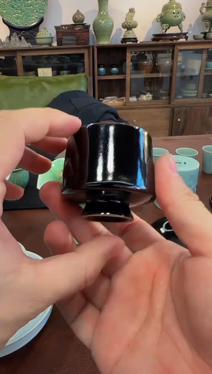 黑金釉杯·样品·浮力·茶器茶杯·茶周边·一物一拍