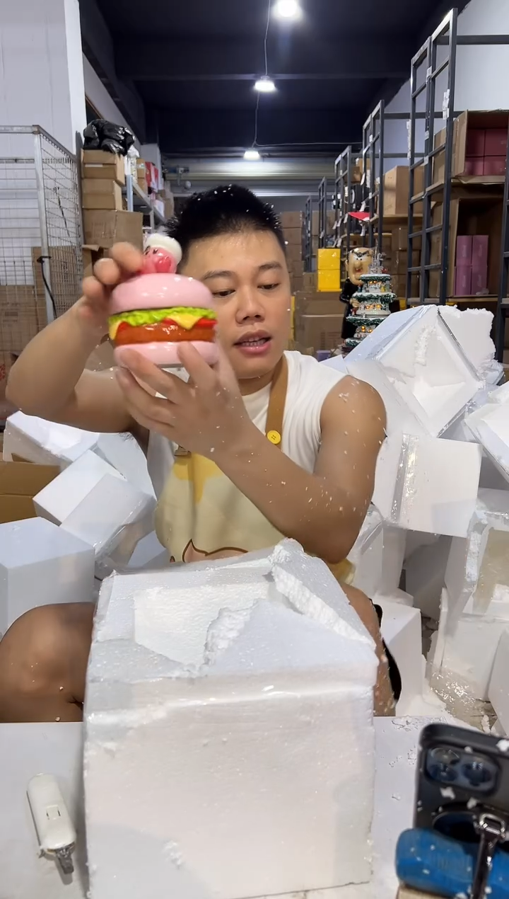 瓷片星之卡比汉堡罐子