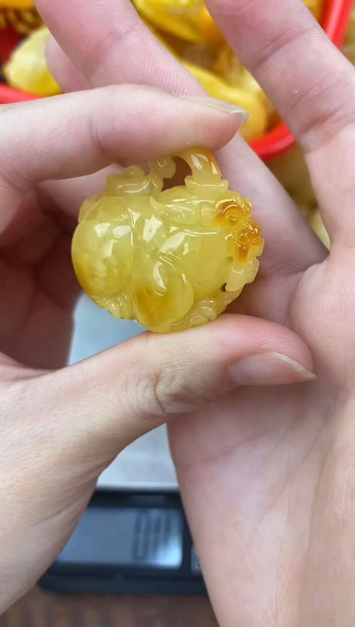 裸石琥珀未镶嵌天然琥珀蜜蜡