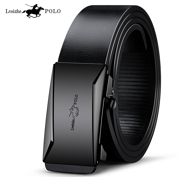 男士皮带男款无牙自动扣腰带男款商务百搭时尚内穿中青年裤腰带