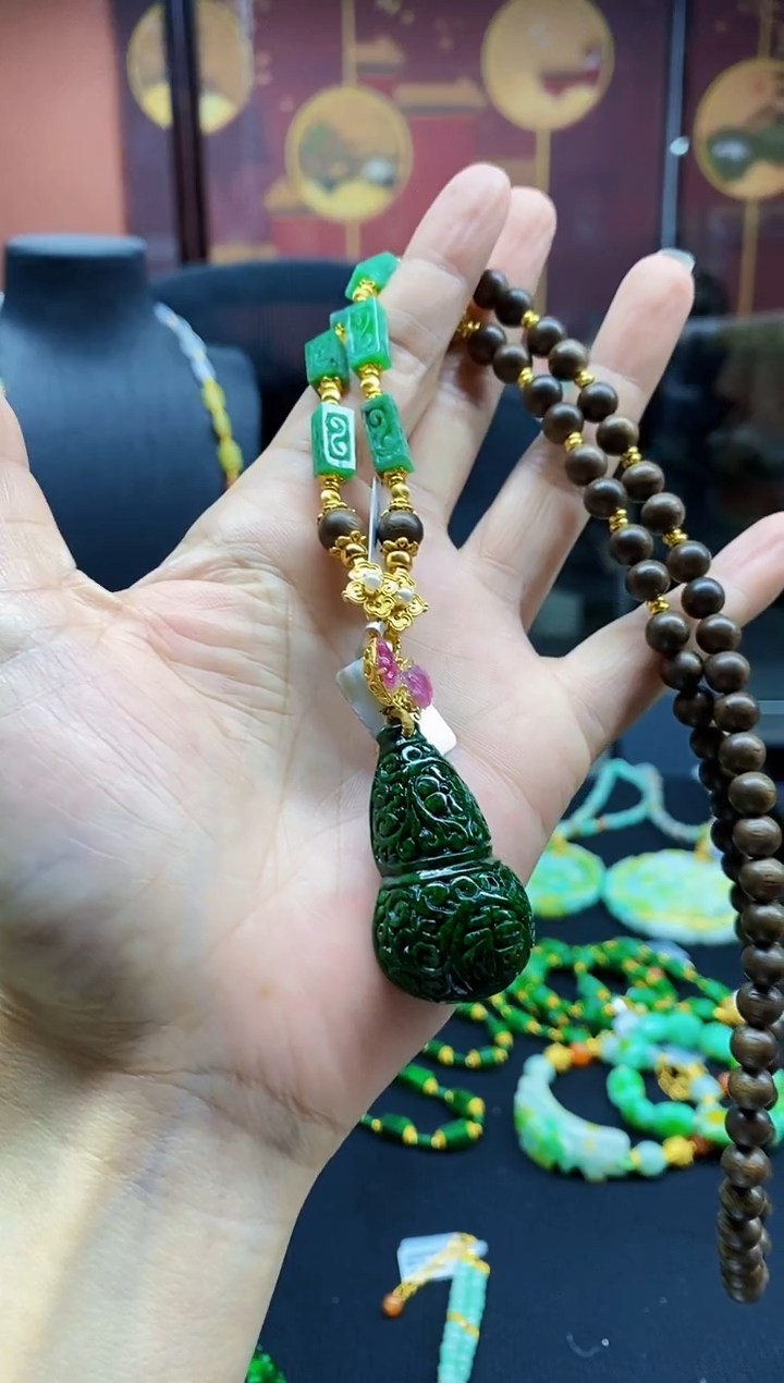 颈饰未镶嵌翡翠❤****️吊坠