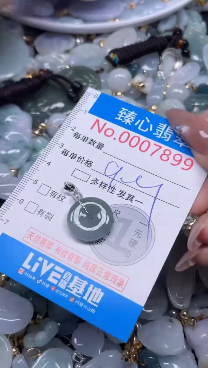 颈饰未镶嵌翡翠7899