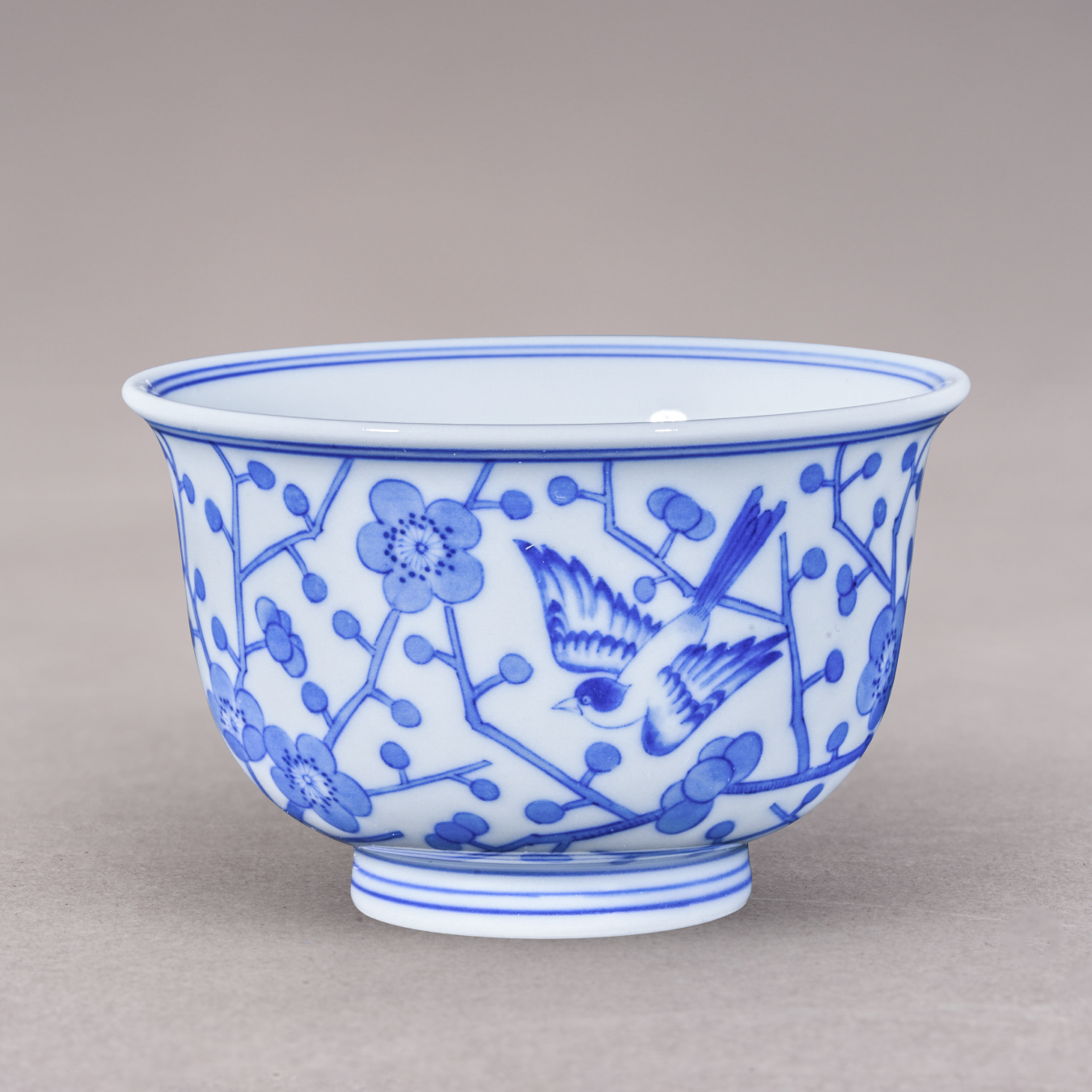 春风祥玉春风祥玉 青花 喜上眉 梢 小炉式杯