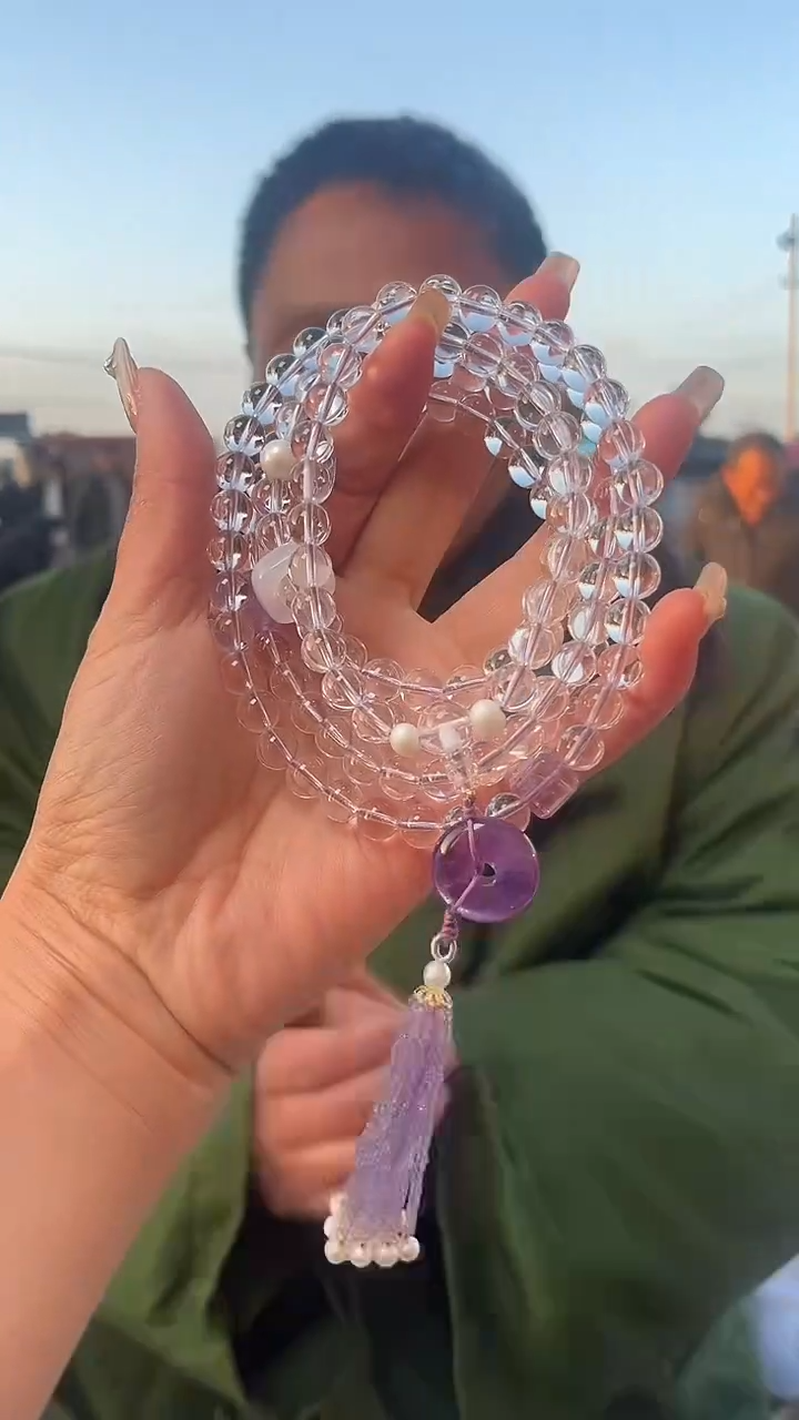 【闪购商品】水晶手链未镶嵌天然DIY手串多样性发一8mm