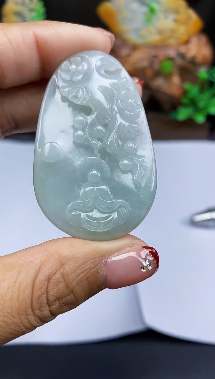 【闪购商品】翡翠颈饰未镶嵌翡翠A货