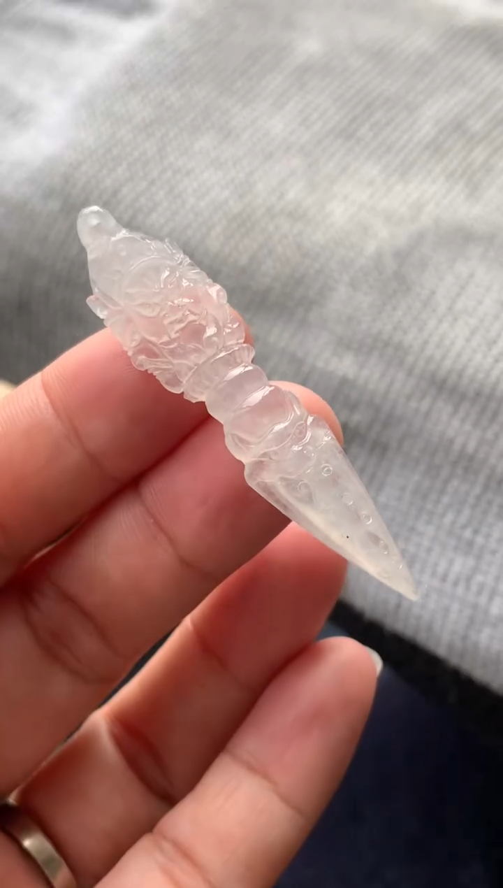 【闪购商品】定制翡翠未镶嵌降魔杵888+88