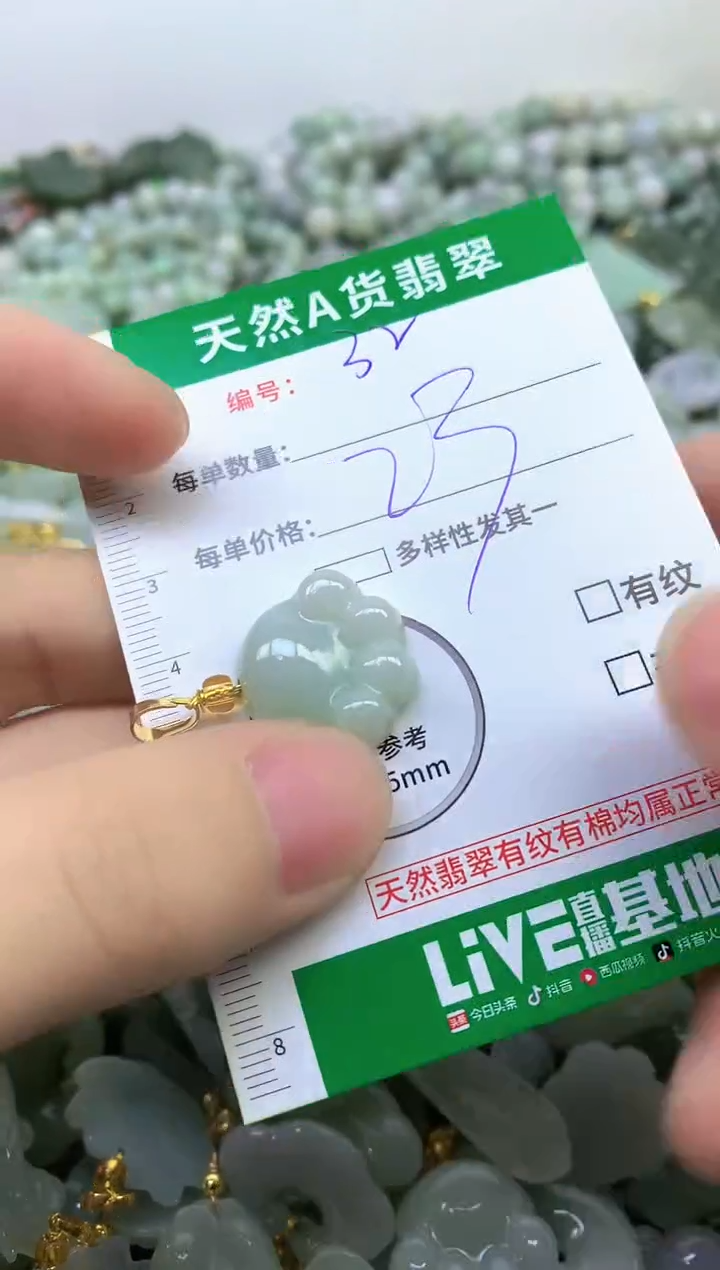 颈饰未镶嵌翡翠纯天然缅甸A货翡翠