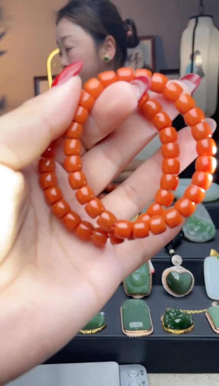 【闪购商品】南红玛瑙手链未镶嵌手串多样性发其一n069